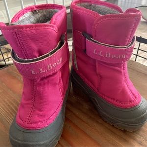 LL Bean Toddler Snow Boots Size 6